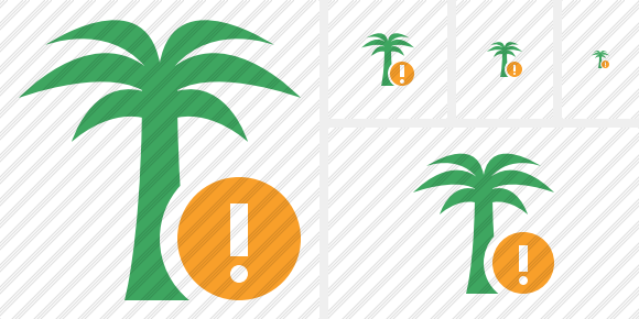 Palmtree Warning Icon