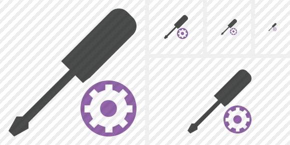 Screwdriver Settings Icon