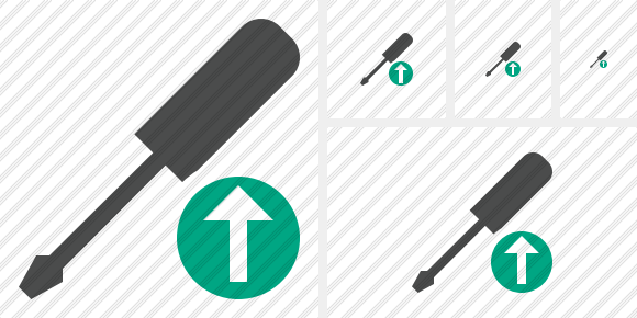 Screwdriver Upload Icon