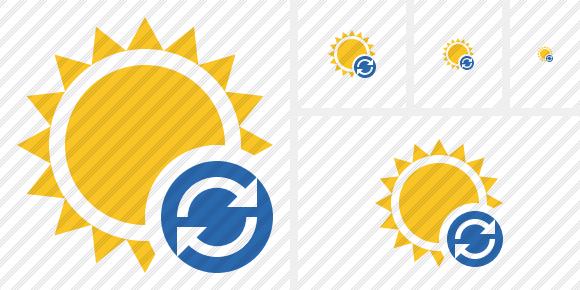 Sun Refresh Icon