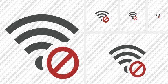 Wi Fi Block Icon