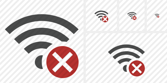 Wi Fi Cancel Icon