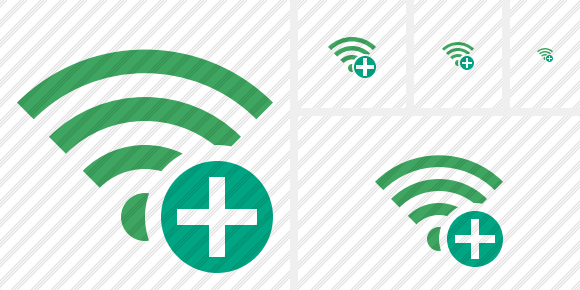 Wi Fi Green Add Icon