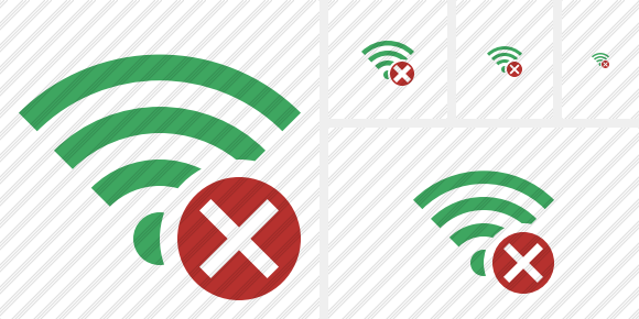  Wi Fi Green Cancel