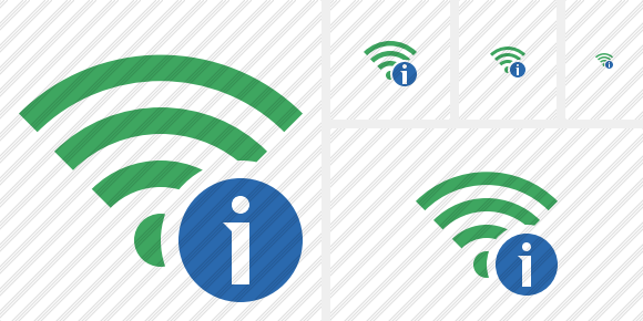 Wi Fi Green Information Icon