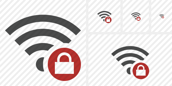 Wi Fi Lock Icon