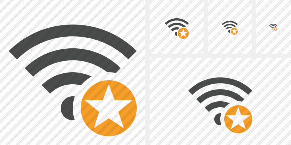 Wi Fi Star Icon