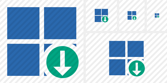 Windows Download Icon