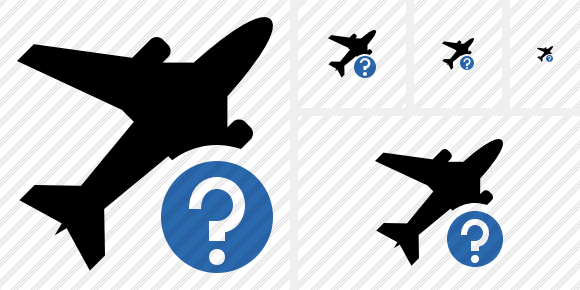Airplane Help Icon