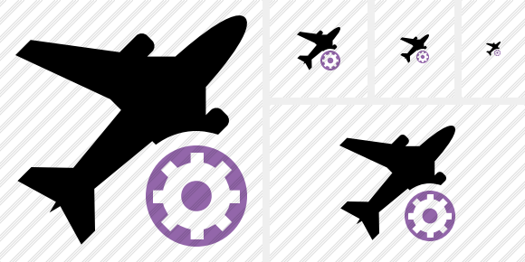 Airplane Settings Icon