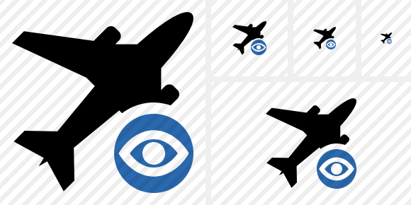 Airplane View Icon