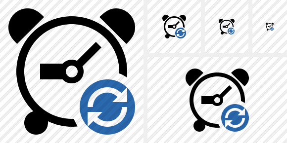 Alarm Clock Refresh Icon