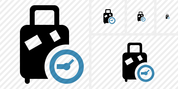 Baggage Clock Icon