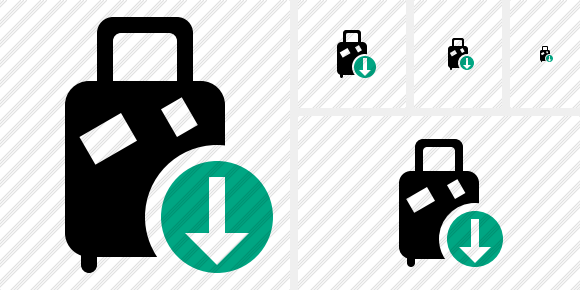 Baggage Download Icon