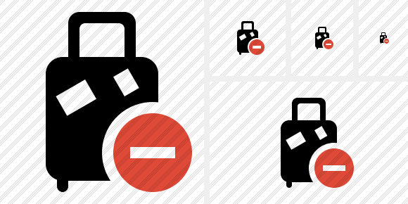Baggage Stop Icon
