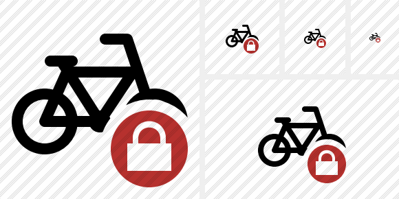 Bicycle Lock Icon