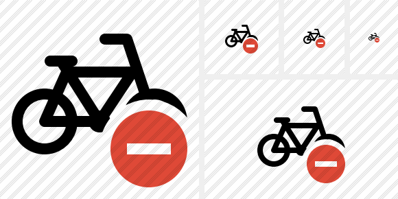 Bicycle Stop Icon