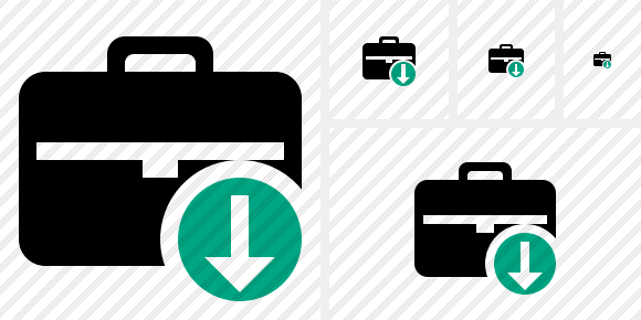 Briefcase Download Icon