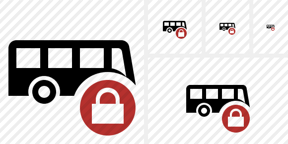 Bus Lock Icon