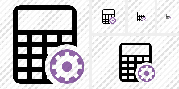 Calculator Settings Icon Symbol Duo Professional Stock Icon And Free 