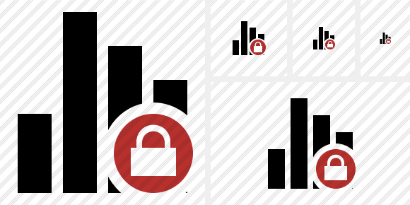 Icone Chart Lock