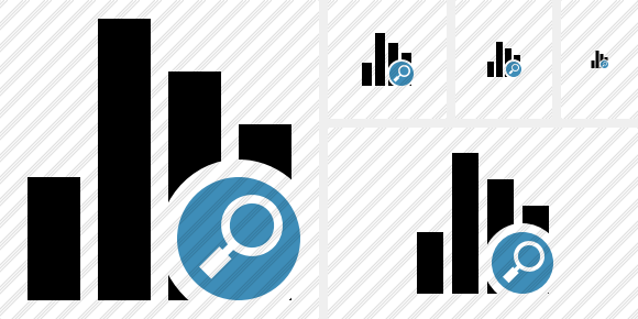 Icone Chart Search