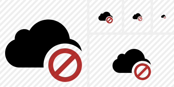 Cloud Block Icon