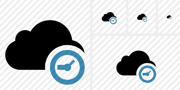 Icone Cloud Clock