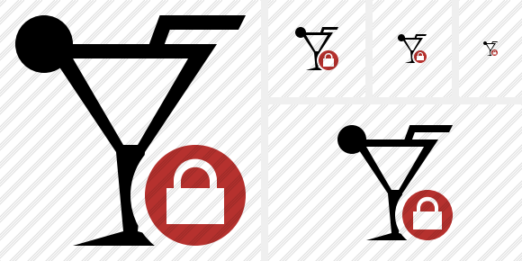 Cocktail Lock Icon