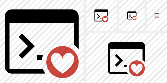 Icone Command Prompt Favorites