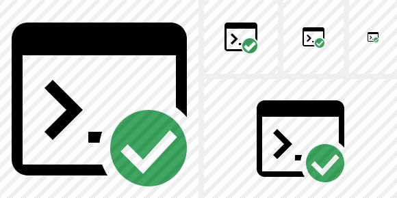 Command Prompt Ok Icon