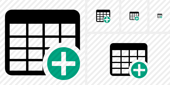 Database Table Add Icon