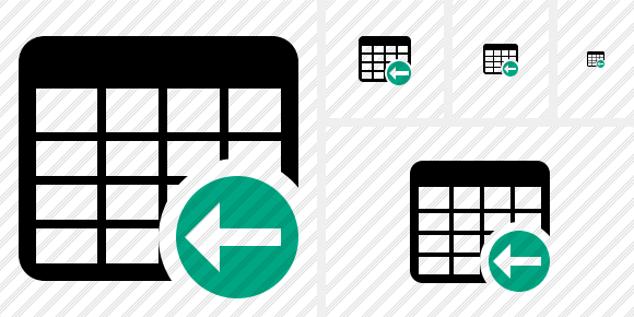 Icone Database Table Previous