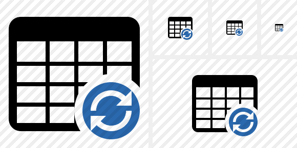 Database Table Refresh Icon