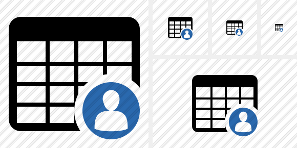 Database Table User Icon