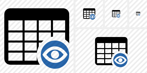 Icone Database Table View