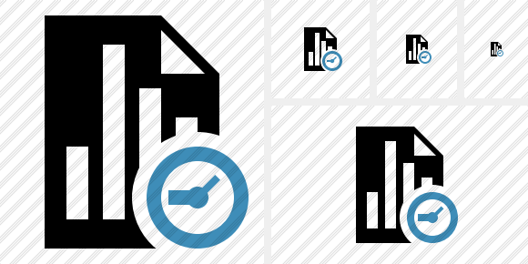  Document Chart Clock