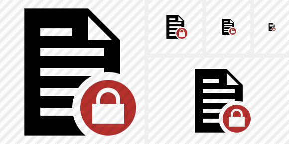 Icone Document Lock