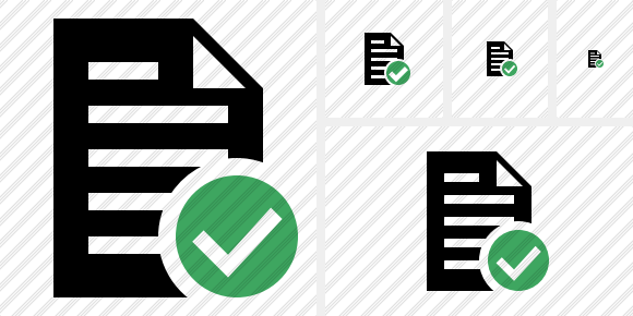 Document Ok Icon