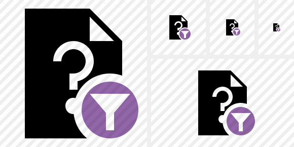 File Help Filter Icon