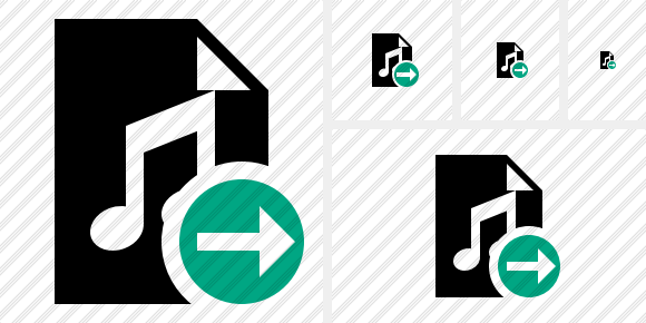 File Music Next Icon