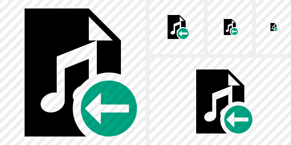 File Music Previous Icon