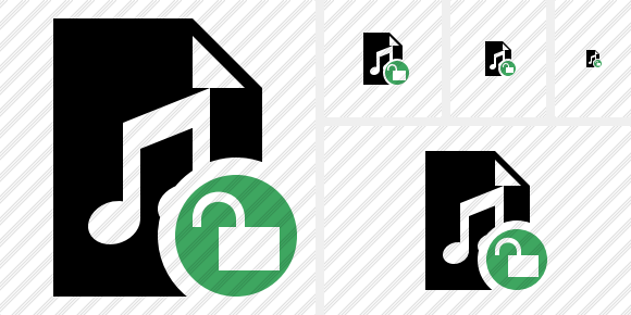 File Music Unlock Icon