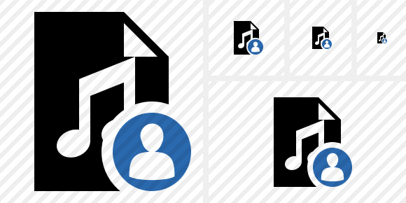 File Music User Icon