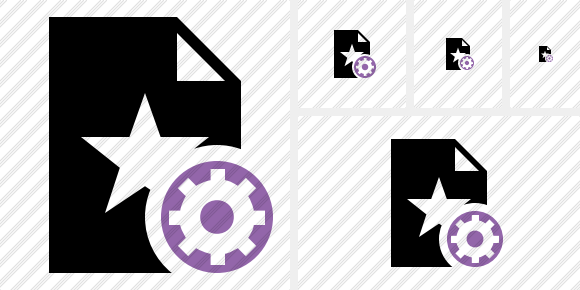 File Star Settings Icon