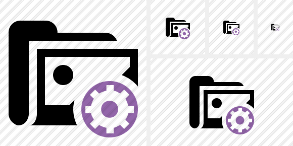 Icone Folder Gallery Settings