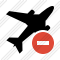 Airplane Stop Icon