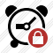 Alarm Clock Lock Icon