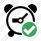 Alarm Clock Ok Icon