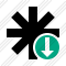 Asterisk Download Icon